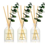 Cocorr Na Eucalyptus Reed Diffuser Of 3 - Lavender 5.1 Oz/ Set, Clear. Fixed Price $30.16.