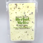 Swan Creek Candle Crisp Cotton Herbal Melts Break Apart Natural Soy Wax. Fixed Price $8.89.