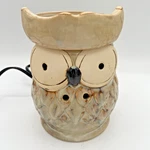 Owl Candle Wax Oil Warmer - 2013 Intertek Works Glazed/unglazed Finish. Fixed Price $25.00.