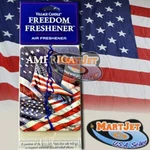 Freedom Car Air Freshener Sweet Balsam American Usa Pride Flag Patriot Red Blue. Fixed Price $8.99.