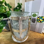 Scentsy Coastal Metal Crackle Glass Wax Melt Warmer Nautical Lighthouse. Fixed Price $35.00.