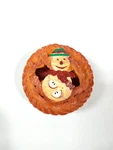 Rare Roman Snowman Design Christmas Pie Box W/potpourri #86232. Fixed Price $16.99.