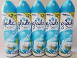 5 Glade Aerosol Spray Air Freshener Clean Linen, 8 Ounces Cans Scented Oil. Fixed Price $79.99.