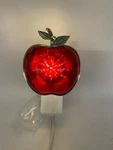 Bath & Body Works Plug In Wallflower For Bulbs Red Gold Light Up Apple #1040A. Fixed Price $20.07.