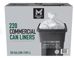 Member's Mark 45-50 Gallon Commercial Trash Bags (220 Ct.) For Home Business. Fixed Price $43.99.