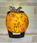 Bath & Body Works Floral Pumpkin Shimmering Gold Wallflower Plug Scent Control. Fixed Price $21.49.