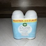 2 Air Wick Pure Odor Neutralization Fresh Linen Auto Spray Refill 5.89OZ Each. Fixed Price $34.99.