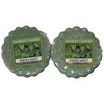 Lot (2) Yankee Candle Melts Fresh Mint Tarts Potpourri Herb Extracts Fragrance. Fixed Price $10.00.