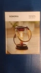 Sonoma Electric Candle Oil/wax Warmer, Model 71SNGWL09, Brown/clear, Plug-in. Fixed Price $14.00.