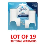 Glade Air Freshener Plug Ins Scented Oil Warmer 2CT - Lot Of 19 38 Total. Fixed Price $49.99.