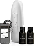 Aromaplan Plug-in Diffuser W/ 2 Fragrances, Cold Air, Silent, App Control, White. Fixed Price $77.59.