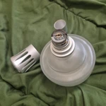 Vintage Lampe Berger Fragrance Frosted Clear Glass With Metal Top. Fixed Price $32.00.