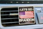 Lets Go Brandon Fjb American Car Vent Clip Essential Oils Diffuser Mask Holder. Fixed Price $6.00.