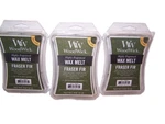 Woodwick Frasier Fir Highly Fragranced Wax Melt 3 Oz - Lot Of. Fixed Price $15.99.