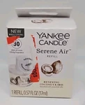 1 Yankee Candle Serene Air Refill Renewing Coconut & Iris Room Fragrance. Fixed Price $22.09.