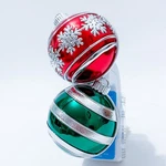 1X Bath And Body Works Ornaments Wallflower Nightlight Plug-in Red Green Xmas. Fixed Price $29.71.