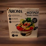 Aroma Electric Shabu Hot Pot *never Used*. Fixed Price $55.00.