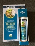 Badger - Certified Organic, Headache Soother, Aromatherapy Balm Stick Sealed. Fixed Price $6.00.