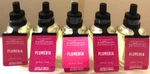 5 Bath & Body Works *plumeria* Wallflower Peach Apple Jasmine Gardenia Free Ship. Fixed Price $44.98.