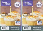 Better Homes And Gardens Orange Buttercream Cupcake Wax Cubes 5OZ Value 2-PACK. Fixed Price $18.74.