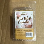 Sonoma Scented Wax Cubes Melts, Pink Velvet Cup. Fixed Price $12.49.