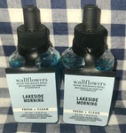 New 2-PACK Lakeside Morning Wallflower Refill Bulbs Sealed Bath & Body Works. Fixed Price $26.00.