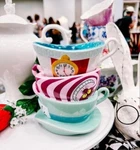 Scentsy Alice In Wonderland Wax Warmer Disney Tea Cups New Sold Out Nib. Fixed Price $120.00.