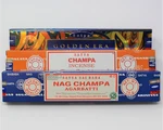 Satya Nag Champa Incense Sticks Mixed Assortment #4: 3 Boxes 15 Gm Gift Set. Fixed Price $7.98.