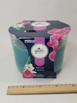 Glade Fresh Candle Orchid & Neroli 3-WICK 6.8OZ New!. Fixed Price $14.99.
