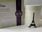 Scentsy Paris Eiffel Tower Wax Warmer Retired 23203 Light France 5.5" Burner New. Fixed Price $35.00.