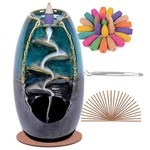 Spacekeeper Ceramic Backflow Incense Holder Waterfall Burner, Aromath.... Fixed Price $29.08.