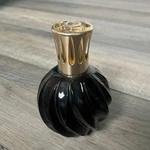 Vintage Lampe Berger Black Swirl Fragrance Glass Made France. Fixed Price $34.99.