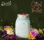 Scentsy Chasing Fireflies Wax Warmer Light Blue Mason Jar Full Size Vintage New. Fixed Price $60.94.