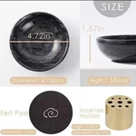 Fasolahome Incense Holder, Beautiful Natural Marble Burner. Fixed Price $21.99.