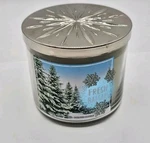 Fresh Balsam Bath & Body Works 3 Wick Scented Candle White Barn - 14.05 Oz. Fixed Price $19.95.