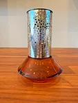 Fragrance Oil Diffuser Lamp Brown Glass Gold Modern Design Top 6" Tall 3 Base. Fixed Price $38.95.