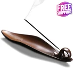 Ceramic Incense Stick Holder 9 Inch With 3 Holes Ash Catcher For Home Yoga. Fixed Price $18.49.