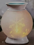 Partylite Snowglobe Scentglow Warmer Light-up Snowflakes Brand New In Box Nib. Fixed Price $27.99.