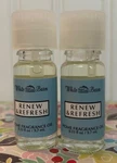 2 Bath & Body Works White Barn Renew Refresh Home Fragrance Oil 0.33 Oz.. Fixed Price $22.99.