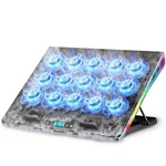 Aicheson Gaming Laptop Cooling Pad With 15 Cooler Fans, Rgb Ultimate Computer.... Fixed Price $50.70.