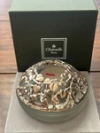 Christofle Paris Candle Holder Potpourri Case Heart-shaped With Box Used. Fixed Price $126.00.