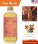 Pumpkin Laurel Reed Diffuser Oil Refill - Aromatherapy For Cozy Fall Ambiance. Fixed Price $73.99.
