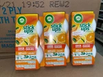 Air Wick Stick Ups Freshener Sparkling Citrus Scented - 3 Pk (6 Pcs). Fixed Price $18.99.