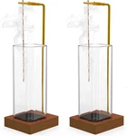 2 Pack Incense Holder, Burner, Insence-stick Mess-free Glass. Fixed Price $29.57.