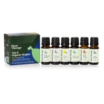 Plant Therapy Top 6 Usda Organic Essential Oil Set - Lavender, Peppermint, Eucal. Fixed Price $45.51.