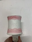 Scentsy Lace And Hope White Ceramic Plug-in Mini Wax Warmer Nightlite. Fixed Price $24.15.
