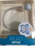 Withit French Bull Owl Print Disc Led Booklight - Blue/white. Fixed Price $10.68.