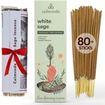 White Sage Incense Sticks 80 Pack, Charcoal-free, Upcycled Flowers, Cleanse.... Fixed Price $21.38.