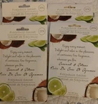 Lot Of 4 Two Pk Coconut And Citrus Scented Sachet Drawer Bags Air Freshener. Fixed Price $5.99.