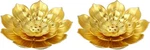 Uxcell 2PCS Incense Burner Kit, Brass Lotus Stick Holder Gold. Fixed Price $14.56.